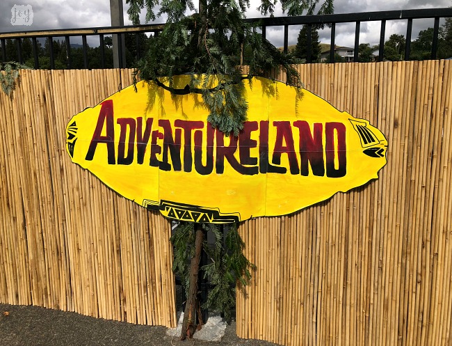 The Adventureland sign as a part "The Happiest School on Earth" as we turned our school into Disneyland. You can create your own Disneyland too!