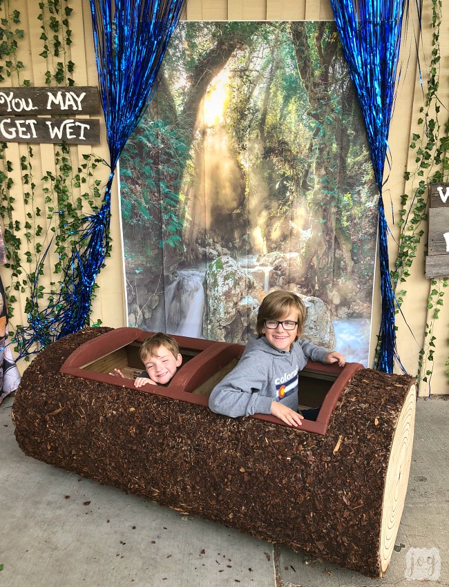 A Log Ride replica from Splash Mountain as a part "The Happiest School on Earth" as we turned our school into Disneyland. You can create your own Disneyland too!