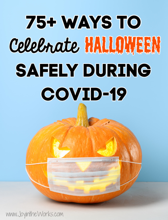 No matter what your circumstances, whether you will be social distancing while trick or treating or if you will be celebrating Halloween virtually, we have got you covered with 75 creative ways to celebrate Halloween during COVID. There's a solution for everyone! In fact, these fun Halloween activities are so fun that your kids won't even miss trick or treating!